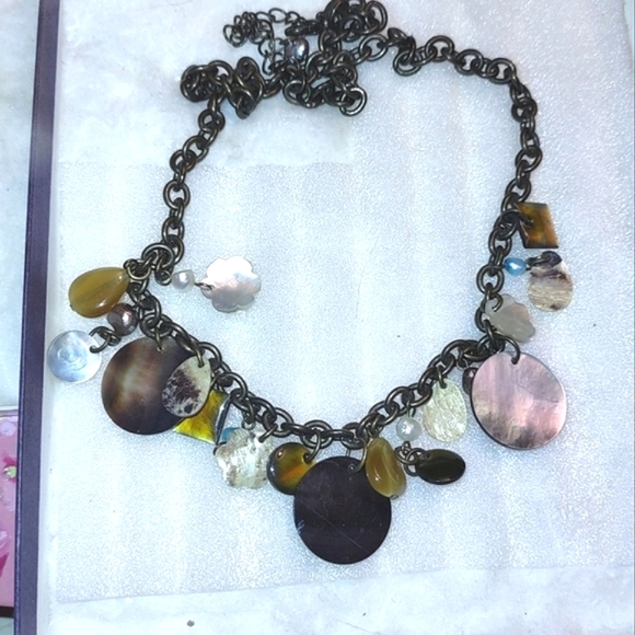 Tahiti Shell & Pearl Fashion Seashore Necklace - Picture 9 of 11